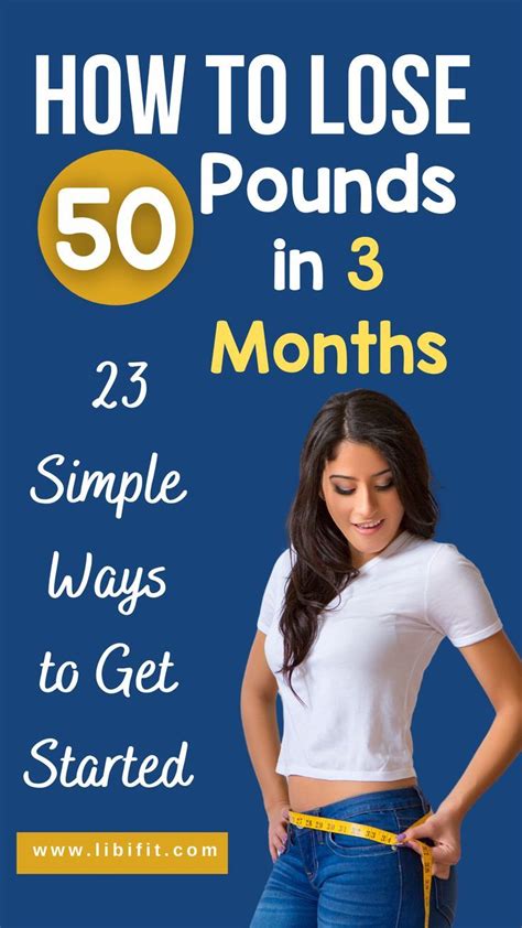 How long to lose 50 pounds - 1. Reduce your daily calorie intake by about 500. To lose one pound a week, you need to create a calorie deficit of about 500 a day, or 3,500 a week. To lose 50 pounds in three months, you will need to create a weekly calorie deficit of at least 14,000 calories, in order to lose about four pounds a week. That means you will need to create a ...
